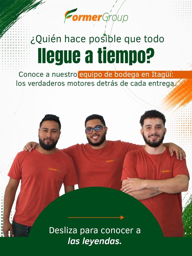 Pieza de Former Group: El rostro detrás de cada entrega